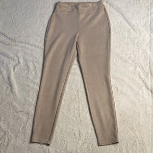 EUC Tahari Women's Tan Pants leggings stretchy size M